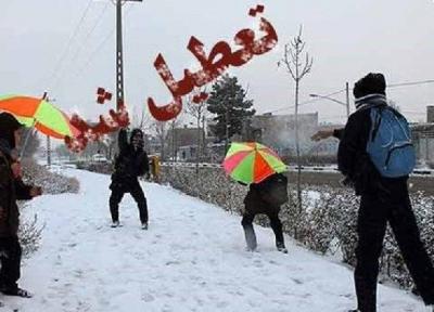 برف بعضی از مدارس گلستان را تعطیل کرد