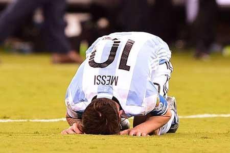 تکمیل سه گانه تلخ آرژانتین و مسی