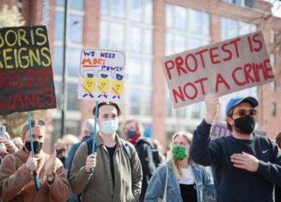 راهپیمایی سراسری در انگلیس علیه قانون جدید اعتراضات